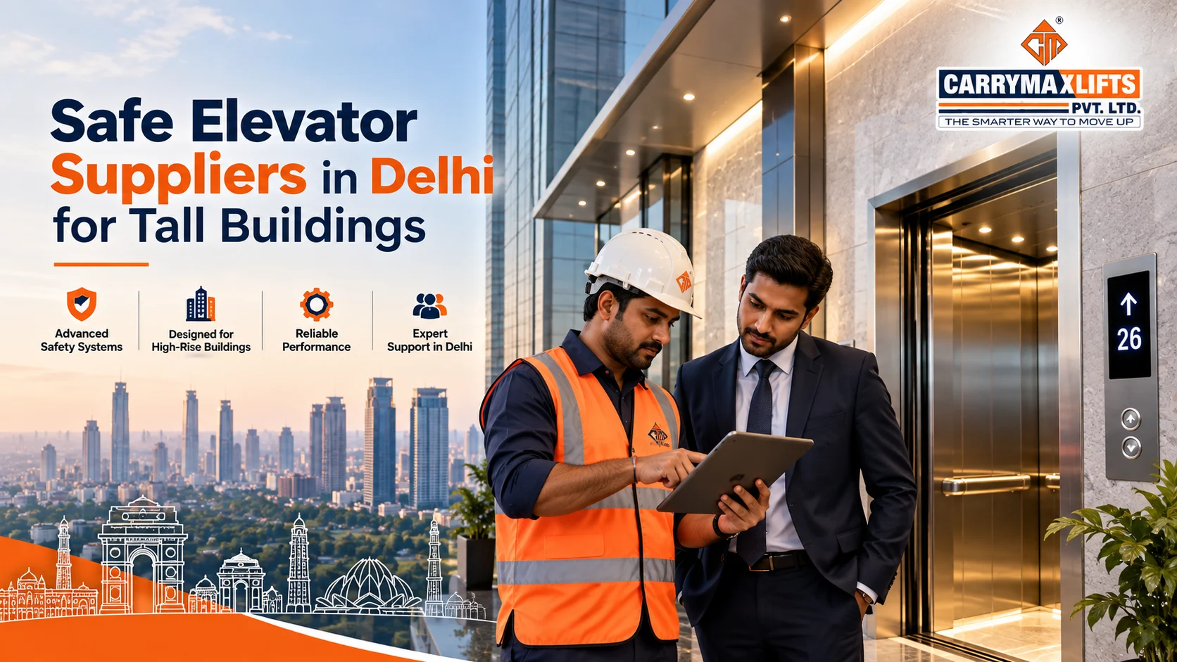 Safe Elevator Suppliers in Delhi for Tall Buildings